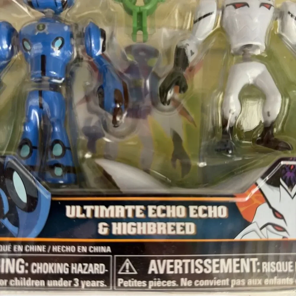 NEW 2011 Ben 10 ULTIMATE ECHO ECHO & HIGHBREED Alien Creation Figure Set NIP